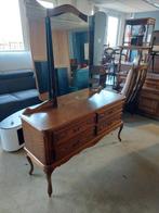 barok eiken kaptafel commode ( 500151), Huis en Inrichting, Tafels | Kaptafels, Ophalen of Verzenden, Hout, Minder dan 100 cm