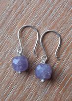Handgemaakte oorbellen echt zilver en amethist, Sieraden, Tassen en Uiterlijk, Oorbellen, Hangers, Verzenden, Paars, Nieuw