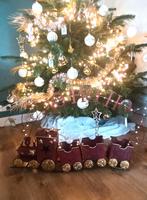 Decoratieve metalen kersttrein, Ophalen, Gebruikt