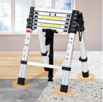 Telescopische Vouwladder, Doe-het-zelf en Verbouw, Ladders en Trappen, Ophalen, Nieuw, Ladder, Opvouwbaar of Inschuifbaar