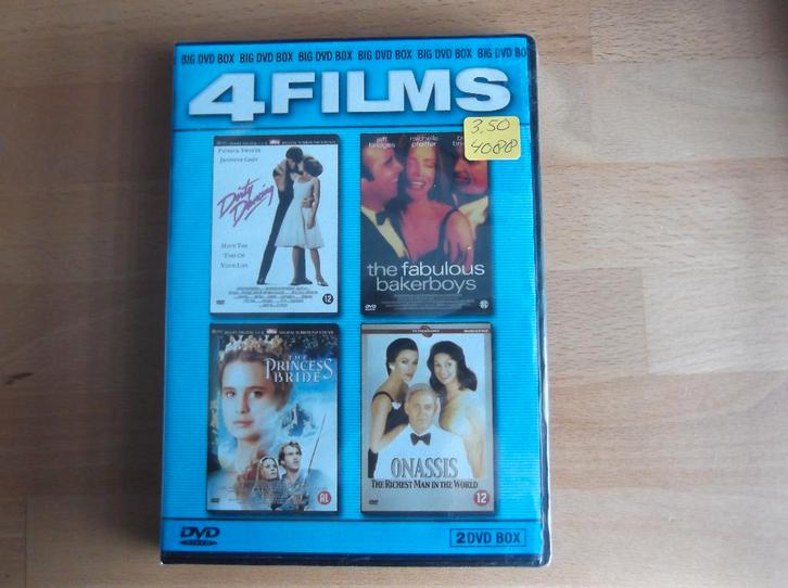 4 Films op een dubbel dvd 4088 Nieuw in Seal, Cd's en Dvd's, Dvd's | Drama, Nieuw in verpakking, Drama, Alle leeftijden, Ophalen of Verzenden