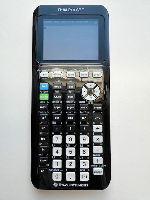Grafische Rekenmachine TI 84 PLUS CE-T Texas Instruments, Diversen, Schoolbenodigdheden, Zo goed als nieuw, Ophalen of Verzenden