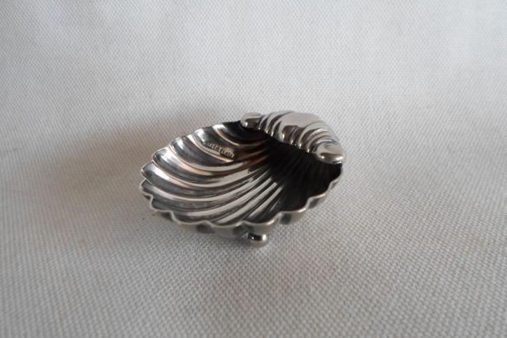 Olri Italiaans Zout Bakje Verzilverd, Antiek en Kunst, Antiek | Goud en Zilver, Ophalen of Verzenden