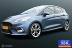 Ford Fiesta 1.0 EcoBoost ST-Line, 18 Inch lmv,Donker glas, P, Voorwielaandrijving, Stof, Gebruikt, Blauw