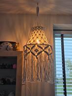 Macramé Lampenkap - Handgemaakt, Huis en Inrichting, Lampen | Hanglampen, 50 tot 75 cm, Bohemian, Ophalen of Verzenden, Zo goed als nieuw