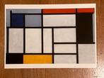 Piet Mondriaan - Compositie met rood, geel, blauw en zwart, Ophalen of Verzenden, 1980 tot heden, Ongelopen, Overige thema's