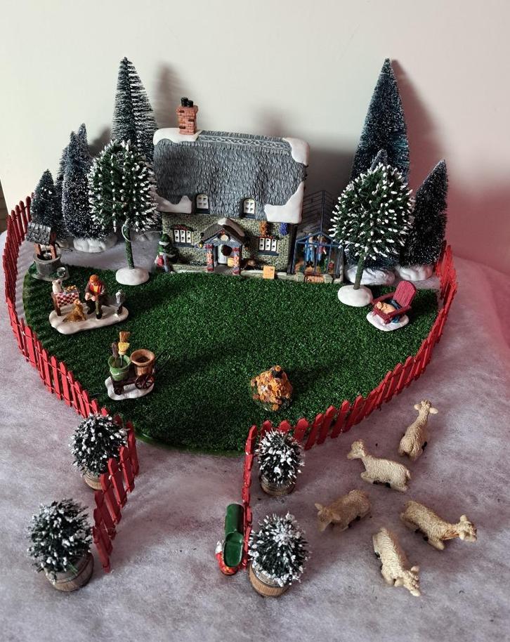Miniatuur kerstdorp spulletjes: Thema "Boerderij 2", Diversen, Kerst, Zo goed als nieuw, Ophalen