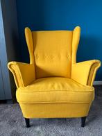 IKEA Strandmon fauteuil - oker geel, zo goed als nieuw, Ophalen, Zo goed als nieuw, Stof, 75 tot 100 cm