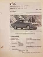7 x Opel Manta Ascona Olyslager Kluwer Vraagbaken 1971-1986, Ophalen of Verzenden