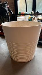 Grote bloempot van Ikea; ivoor wit, Tuin en Terras, Bloempotten, Ophalen, Gebruikt, Rond, Minder dan 25 cm
