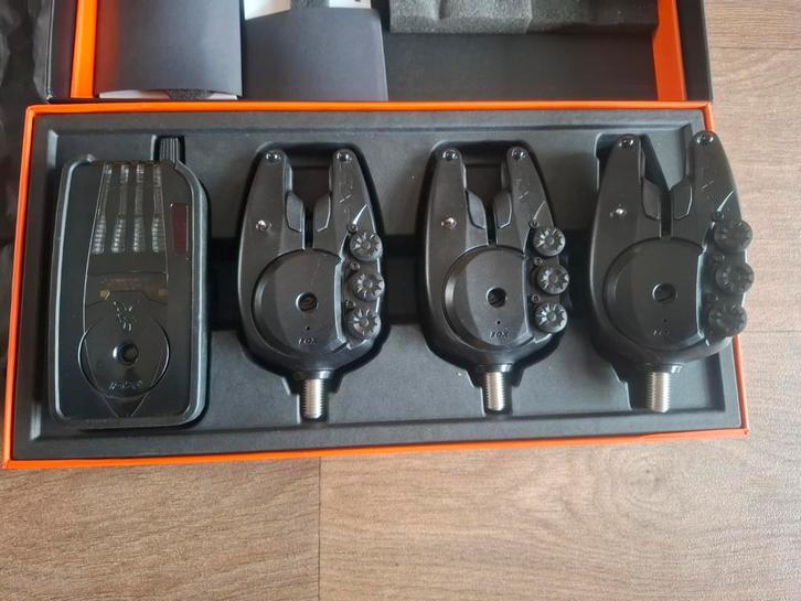 Fox RX+ set 3+1 2x paar keer gebruikt 100 % nieuw, Watersport en Boten, Hengelsport | Karpervissen, Zo goed als nieuw, Overige typen