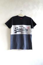 T-Shirt Donkerblauw Grijs Superdry mt M (G54), Ophalen of Verzenden, Zo goed als nieuw, Superdry, Maat 48/50 (M)