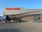 Scania R580 V8 8X2 + HIAB XS 544 E-8 HIPRO KRAAN/KRAN/CRANE/, Auto's, Vrachtwagens, Automaat, Euro 6, Scania, Blauw