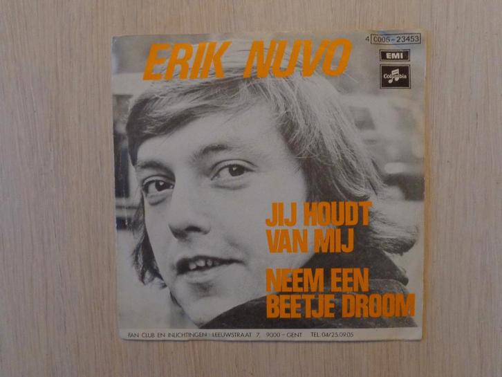 Erik Nuvo – Jij Houdt Van Mij, Cd's en Dvd's, Vinyl Singles, Zo goed als nieuw, Single, Nederlandstalig, 7 inch, Ophalen of Verzenden