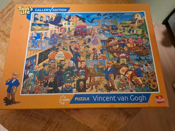 Goliath That's Life Van Gogh Puzzel 1000 Stukjes, Hobby en Vrije tijd, Denksport en Puzzels, Gebruikt, Legpuzzel, 500 t/m 1500 stukjes