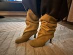 Laarzen met hak, Kleding | Dames, Schoenen, Beige, Lage of Enkellaarzen, Nieuw, Ophalen of Verzenden