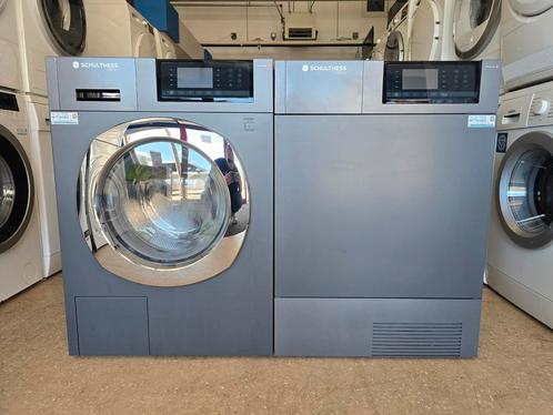 Schulthess Professionele set. Wasmachine & Warmtepompdroger., Witgoed en Apparatuur, Was-droogcombinaties, Zo goed als nieuw, 8 tot 10 kg