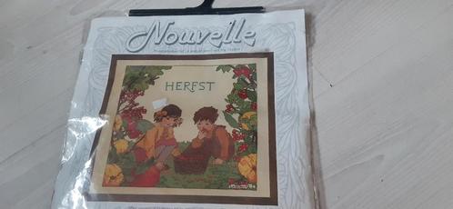 Gloednieuw Nouvelle borduurpakket met Herfst afb. Rie Cramer, Hobby en Vrije tijd, Borduren en Borduurmachines, Nieuw, Borduurpakket