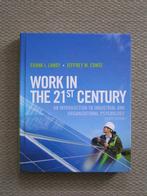 Work in the 21st century 4e editie * ISBN 9781118291207., Nieuw, Ophalen of Verzenden, WO, Landy & Conte