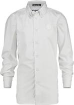 Vingino overhemd Lorenco wit maat 128, maar 1x gedragen, Jongen, Zo goed als nieuw, Overhemd of Blouse, Verzenden