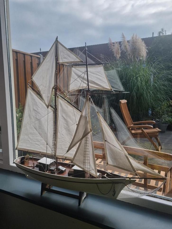 Prachtig Zeilboot Model, Hobby en Vrije tijd, Modelbouw | Boten en Schepen, Gebruikt, Groter dan 1:32, Overige merken, Ophalen