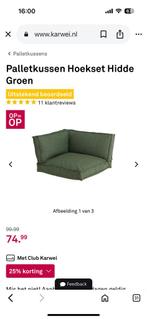Palletkussens 6x, Tuin en Terras, Tuinmeubel-accessoires, Ophalen, Zo goed als nieuw