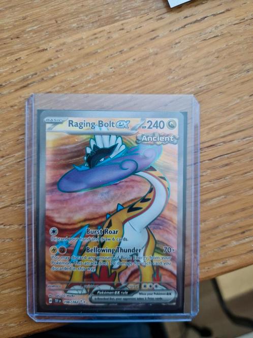 Raging Bolt #196/162 TEF NM-conditie, Hobby en Vrije tijd, Verzamelkaartspellen | Pokémon, Nieuw, Losse kaart, Ophalen of Verzenden