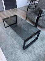 Glazen salontafel, Huis en Inrichting, Ophalen, 50 tot 100 cm, Zo goed als nieuw, Glas