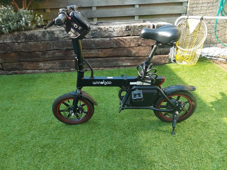 Winegoo Elektrische Vouwfiets - Compact en Handig!, Fietsen en Brommers, Elektrische fietsen, Zo goed als nieuw, Minder dan 30 km per accu