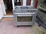 Hotpoint Ariston stoer 90 cm breed gasfornuis met oven, Ophalen, Gebruikt, 60 cm of meer, Gas