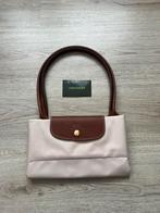 Longchamp Le Pliage, Ophalen of Verzenden, Zo goed als nieuw, Beige, Handtas