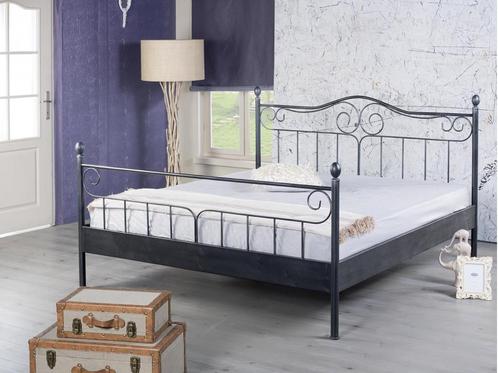 Virginia 2-persoonsbed in zwart, Huis en Inrichting, Slaapkamer | Bedden