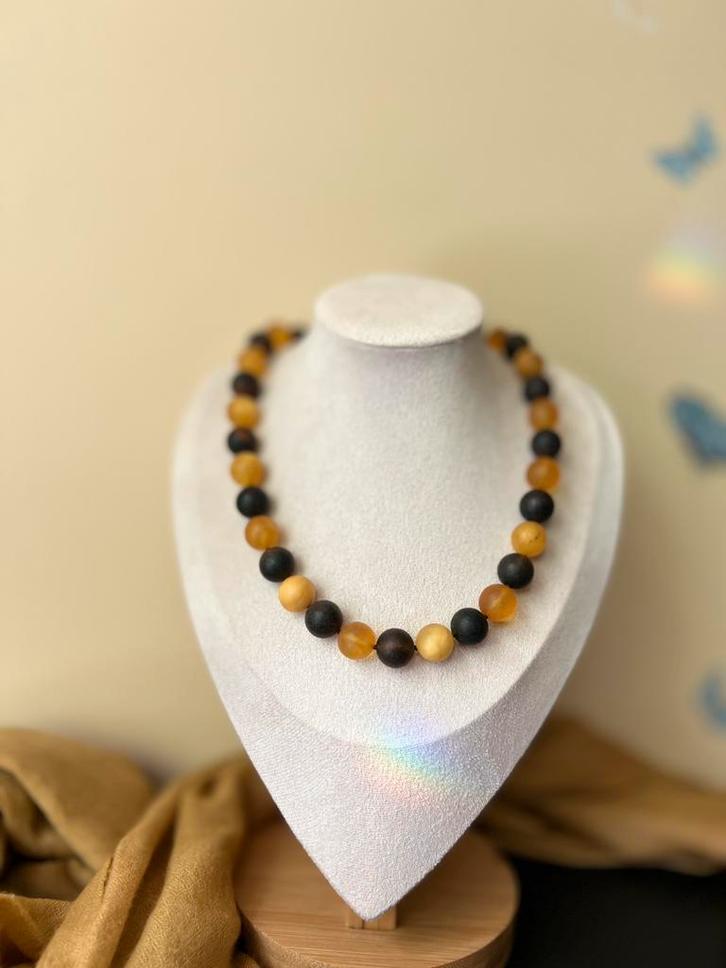 Barnsteen amber geluk beschermt vreugde vertrouwen magie TIP, Sieraden, Tassen en Uiterlijk, Kettingen, Nieuw, Overige materialen