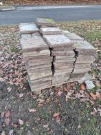 16 m² stoeptegels, gratis, Tuin en Terras, Tegels en Klinkers, Ophalen, Gebruikt, 10 m² of meer, Beton