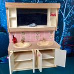 Vintage Lundby roze badkamer, Verzamelen, Poppenhuizen en Toebehoren, Ophalen of Verzenden, Zo goed als nieuw, Poppenhuis