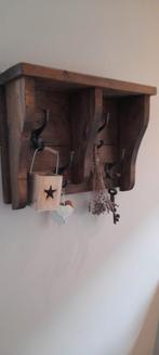 Wandrek met antique wax finish, Ophalen, Zo goed als nieuw, Hout, Minder dan 100 cm