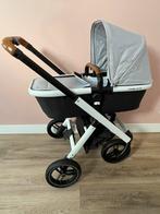 Dubatti Combiwagen - Zwart/Grijs/Wit, Kinderen en Baby's, Kinderwagens en Combinaties, Verstelbare duwstang, Zo goed als nieuw
