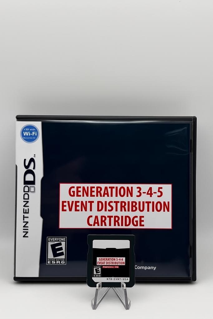 Ultieme Pokemon Event Distribution Kaart (Generatie 3,4,5), Spelcomputers en Games, Games | Nintendo DS, Zo goed als nieuw, Avontuur en Actie