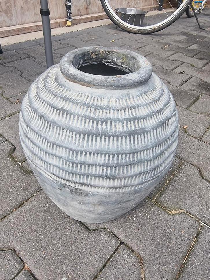 Robuuste Landelijke Vaas - Droogbloemen, Tuin en Terras, Tuinvazen, Ophalen of Verzenden