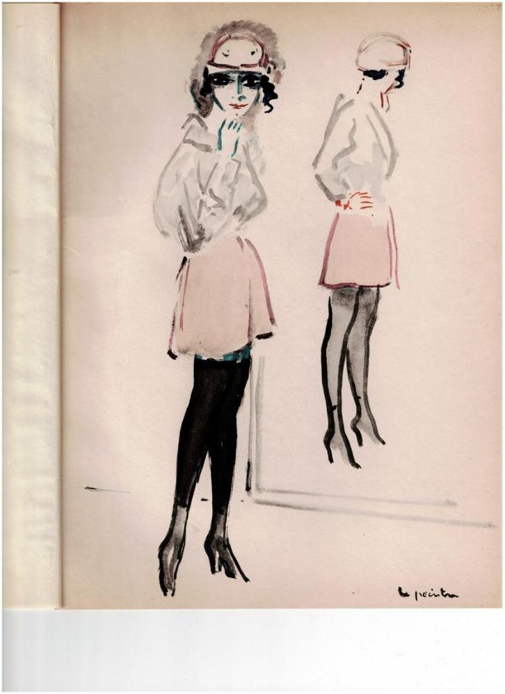 Kees van Dongen - pochoir - Croquis - 1925, Antiek en Kunst, Kunst | Litho's en Zeefdrukken, Ophalen of Verzenden