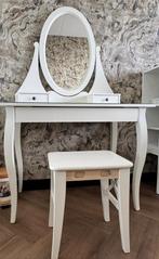 Ikea toilettafel met spiegel wit, Huis en Inrichting, Ophalen, Zo goed als nieuw, 50 tot 100 cm, Minder dan 100 cm