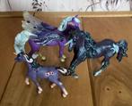 Schleich Pegasus paard veulen merrie en hengst (9), Ophalen of Verzenden, Zo goed als nieuw