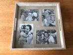 Dienblad voor foto’s, Verzenden, Zo goed als nieuw, Hout