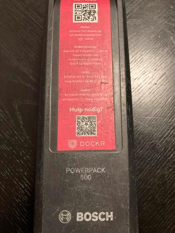 Bosch Powerpack 500 Fietsaccu beschikbaar voor biedingen
