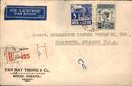 Nederlands Indië - Tan Hay Thong - Medan - USA - 1937, Envelop, Ophalen of Verzenden