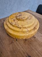 Art deco lampenkap gemarmerd patroon ( 1920 1940 ) vintage, Ophalen