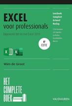 Excel voor professionals compleet - Wim de Groot - ongebruik, Ophalen of Verzenden, Zo goed als nieuw
