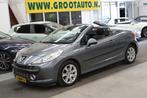 Peugeot 207 CC 1.6 VTi Automaat Airco, Isofix, Stuurbekracht, Auto's, Stof, Zwart, Cabriolet, 4 stoelen
