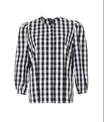 Baukjen, zwart/wit blouse pofmouwen, puffy sleeves mt 40, Maat 38/40 (M), BAUKJEN, Wit, Ophalen of Verzenden