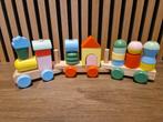 Houten Speelgoed Trein met Blokken - HEMA, Kinderen en Baby's, Speelgoed | Houten speelgoed, Ophalen of Verzenden, Zo goed als nieuw
